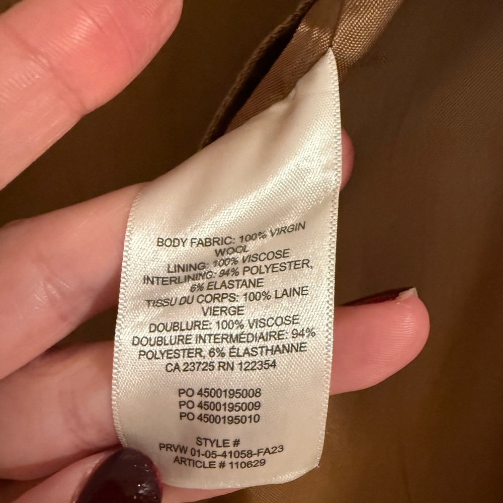 Aritzia Babaton Wool Coat - Picture 5 of 6